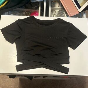 CycleBar Charcoal Women's Crop Top